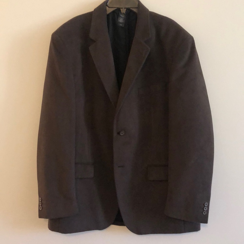 Claiborne Men’s 44R Brown Suede-like blazer